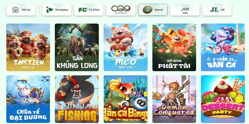 Giới thiệu các đối tác uy tín của mục game bắn cá